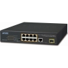 Scheda Tecnica: PLANET 8-port 10/100tx 802.3at PoE + 1-port 10/100/1000t + - 1-port 1 00/1000x Sfp Desktop Switch (120W PoE Budget, Stan