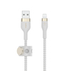 Scheda Tecnica: Belkin Cavo Intrecciato Silicone Da USB - a A Lightning 1m - Bianco