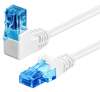 Scheda Tecnica: Goobay LAN Cable Angoato 90 Cca - Cat.6a UTP 0,25m Bianco
