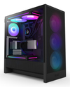 Scheda Tecnica: NZXT H5 Flow RGB Mid-Tower, E-ATX (Up to 277 mm wide), ATX - Micro-ATX, mini-ITX, 465 x 225 x 430 mm, 7.63 kg