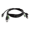 Scheda Tecnica: StarTech .com Cavo KVM HDMI da 3 m, USB 2.0 e Audio - da 3,5 mm, Cavo Combinato Universale per Switch KVM, Confor