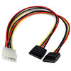 Scheda Tecnica: StarTech LP4 to 2x SATA Power Y Cable ADApter - 30.48 cm