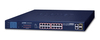 Scheda Tecnica: PLANET 16-port 10/100tx 802.3at PoE + 2-port 10/100/1000t + - 2-port 1000x Sfp Ethernet Switch With Smart Coor CD (300w