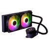 Scheda Tecnica: Cooler Master MasterLiquid 240L Core ARGB 650-1750 RPM - 71.93 CFM, 27.2 dBA, 1.86 mmH2O, 4-Pin, PWM, 120 mmm, 12 VD