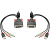 Scheda Tecnica: Lindy Kvm Switch Compact USB Audio Dvi, 2 Porte - Switch Compatto Per Monitor Dvi E Porte Audio Per Connession