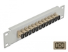 Scheda Tecnica: Delock 10" Fiber Optic Patch Panel - 12 Port Sc Simplex Beige 1U Grey