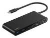Scheda Tecnica: Belkin Connect 8-in-1 USB-c Hub Dua USB-c Ports - Back - 