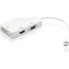 Scheda Tecnica: Techly ADAttatore 3" 1 Mini Dp 1.2 (Thunderbolt) - HDMI/dvi/VGA