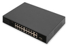 Scheda Tecnica: DIGITUS 16 Port Fe Unmanaged PoE Switch 2 Ge UpLINKs - RJ45/sfp