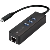 Scheda Tecnica: Techly ADAttatore Convertitore USB-c Ethernet - Gigabit Con Hub 3 Porte USB 3.0