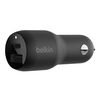 Scheda Tecnica: Belkin Caricabatterie Da Auto Con Pps Porta USB-c + USB-a - 37w - Nero