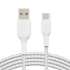 Scheda Tecnica: Belkin Cavo Intrecciato Da USB-c A USB-a - 1m - Bianco