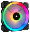 Scheda Tecnica: Corsair LL120 RGB Fan, 120mm, PWM, 7V - 13.2V, 43.25CFM - 1.61mmH20, 24.8dB, 600 - 1500RPM, Single pack