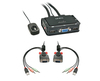 Scheda Tecnica: Lindy Kvm Switch Compact USB Audio VGA, 2 Porte - Switch Compatto Con Porte Audio Per 2 Computer