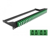 Scheda Tecnica: Delock 19" Fibre Patch Panel 24 Port - Lc Quad Green