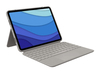 Scheda Tecnica: Logitech Combo Touch F. iPad Pro11-" 1st 2nd Gen.3. - - Sand-uk-intnl