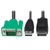Scheda Tecnica: EAton VGA To Dp And USB-a Adapter Cable Kit Seect Kvm 1.8 - 