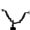 Scheda Tecnica: SilverStone SST-ARM22BC - Two ARM LCD LED Monitor Mount - Bracket, Adjustable, With 360 Rotation, 90 Tilt Up/ Down, 9