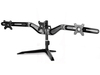 Scheda Tecnica: SilverStone SST-ARM31BS - Triple Three ARM LCD/led Monitor - Desk Mount Bracket Stand, Up To 24 Inch, With Tilt E Swivel