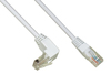 Scheda Tecnica: LINK LAN Cable Cat.5e UTP - Non Schermato Mt. 0,5 Bianco 1 Connettore 90