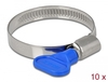 Scheda Tecnica: Delock Butterfly Hose Clamp - 32 - 50 Mm 10 Pieces Blue
