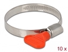 Scheda Tecnica: Delock Butterfly Hose Clamp - 40 - 60 Mm 10 Pieces Red