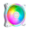Scheda Tecnica: Cooler Master MF120 Halo 3"1 White Edition 120 mm, 650-1800 - RPM, 47.2 CFM, 1.6 mmH2O, 6 - 30 dBA, 4-Pin, PWM, 12VDC, 3