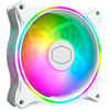 Scheda Tecnica: Cooler Master MF120 Halo White Edition 650-1800 RPM (PWM) - 10%, 47.2 CFM 10%, 1.6 mmH2O 10%, 6 - 30 dBA, 4-Pin, 18
