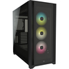 Scheda Tecnica: Corsair iCUE 5000X RGB Mid-Tower, 2 x 3.5", 4 x 2.5", 2 x - USB 3.0, USB 3.1 Type-C, Black