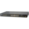 Scheda Tecnica: PLANET 16 Port 10/100tx 802.3at High Power PoE + 2 Port - GigaBit Tp /sfp CoMbo Managed Ethernet Switch (220W)