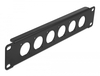 Scheda Tecnica: Delock 10" D-type Patch Panel 6 Port Black - 