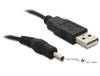 Scheda Tecnica: LINK CAVO ALIMENTAZIONE - USB Connettore Dc 3.5 X 1.35 Mm. Mt 1,50 Delock