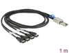 Scheda Tecnica: Delock Cable Mini SAS Sff-8088 - > 4 X eSATA 1 M