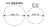 Scheda Tecnica: LINK LAN Cable Cat.6a UTP - Non Schermato Awg24 Grigio Haogenfree Mt 0,5