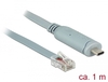 Scheda Tecnica: Delock ADApter USB 2.0 Type-c Male - > 1 X Serial Rs-232 RJ45 Male 1.0 M Grey