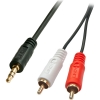 Scheda Tecnica: Lindy Cavo Audio Stereo 3,5mm 2xrca M/M - Cavo Audio Premium Con Connettori Placcati Oro. 20m