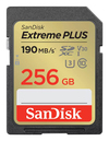 Scheda Tecnica: SanDisk Extreme Plus - 256GB Sdxc Memory Card 190mb/s 130mb/s Uhs-i Cl 10