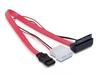 Scheda Tecnica: Delock Cable Micro SATA Male > 2 Pin Power 5 V / 3,3 V + - SATA 7 Pin 30 Cm Upwards Angled