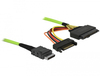 Scheda Tecnica: Delock Cable OCuLINK PCIe SFF-8611 - To U.2 Sff-8639 0.5 M