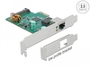 Scheda Tecnica: Delock Pci Express X1 Card 1 X RJ45 - 2.5 Gigabit LAN Poe+ Rtl8125