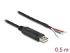 Scheda Tecnica: Delock ADApter Cable USB 2.0 Type - -a To Serial Rs-485 With 3 X Open Wire Ends 0.5 M