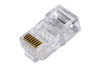 Scheda Tecnica: LINK Confezione 100 Connettori 8 Poli Cat 6 UTP Non - Schermato RJ45 Per Cavo Flessibile