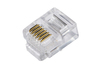 Scheda Tecnica: LINK Confezione 100 Plug Telefonici - 6 Conduttori 6 Posizioni 6p6c Rj12