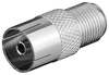 Scheda Tecnica: Goobay Adattatore Coassiae Femmina: Presa F / Coassiae F - 