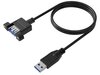 Scheda Tecnica: IC INTRACOM Oem Cavo ProunLGA USB 3.2 - Superspeed /a M/F Da Panneo 1m Nero