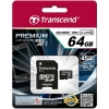 Scheda Tecnica: Transcend 64GB Microsdxc C.10 U1 W/ADApt - 