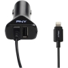 Scheda Tecnica: PNY Lightning + USB Car Charger Blk 5 Volt Dc OUTPut t 3.4a - 