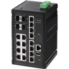 Scheda Tecnica: Edimax IGS-5416P, 40GBps, 8x RJ-45 PoE+, 8x RJ-45, 4x SFP - CLI, USB 2.0, DC 48-57V, VLAN, IP30, 90.8x145x113 mm