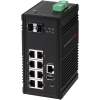 Scheda Tecnica: Edimax IGS-5208, 20GBps, 8x RJ-45, 2x SFP, CLI, USB 2.0 - DC 12-48V, VLAN, IP30, 72.2x145x113 mm