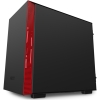 Scheda Tecnica: NZXT H210i Matte Black Red mini-ITX, 3+1x 2.5", 1x 3.5", 1x - USB 3.1 Gen 1 Type, 1x USB 3.1 Gen 2 Type-C, 1x Headset A
